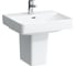 Раковина Laufen Pro S 550х465 мм, с отверстием для смесителя 00025091 8.1096.2.000.104.1 3