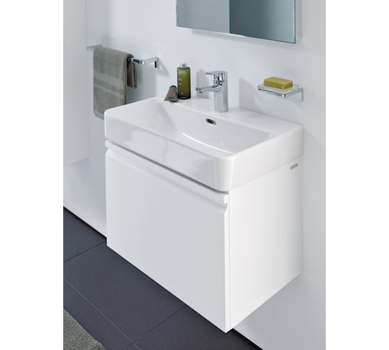 Раковина Laufen Pro S 700х465 мм, с отверстием для смесителя по центру, белая 00031105 8.1096.7.000.104.1