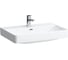 Раковина Laufen Pro S 700х465 мм, с отверстием для смесителя по центру, белая 00031105 8.1096.7.000.104.1 1