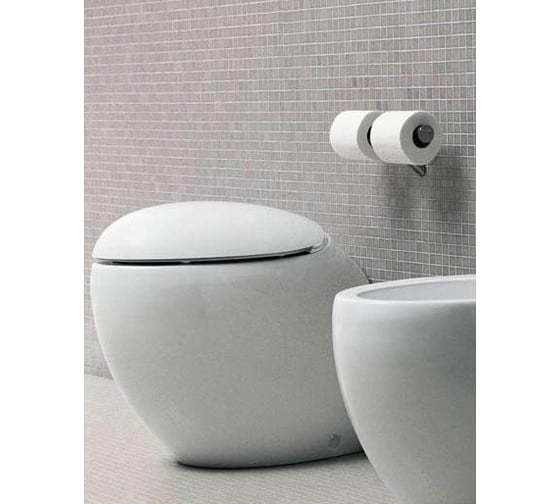 Чаша унитаза Laufen Alessi One с глубоким смыванием 4,5/3 л, покрытие LCC 00032045 8.2197.1.400.000.1