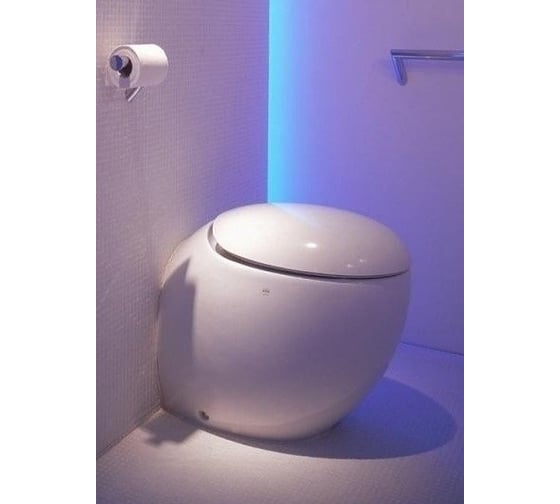 Чаша унитаза Laufen Alessi One с глубоким смыванием 4,5/3 л, покрытие LCC 00032045 8.2197.1.400.000.1