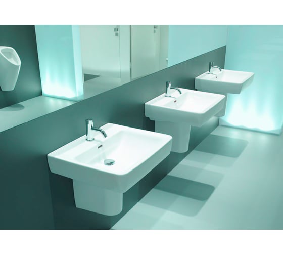 Раковина Laufen Pro 600х480 мм, с отверстием для смесителя 00024274 8.1895.2.000.104.1