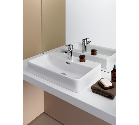 Раковина Laufen Pro S укороченная, 550х380 мм, с отверстием для смесителя 00037739 8.1795.8.000.104.1