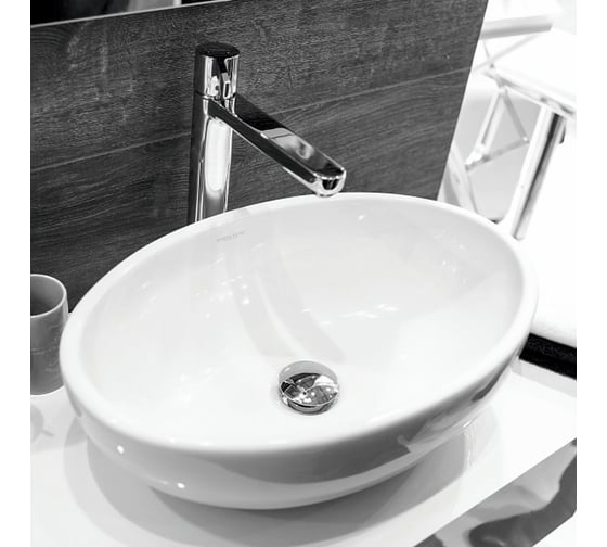 Накладной умывальник Sanita Luxe Ringo 530х340 мм 00029286 RNGSLWB01