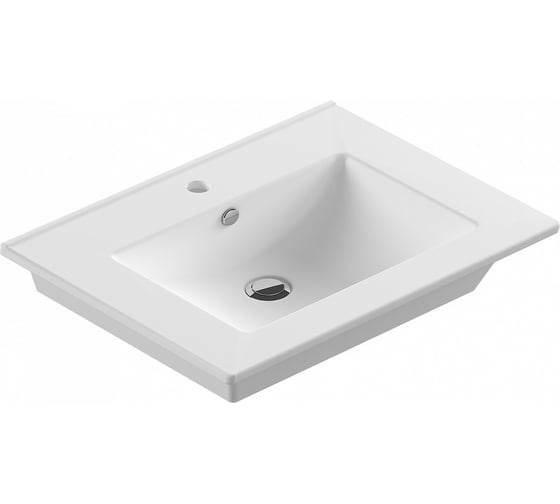 Умывальник Sanita Luxe Quadro 75 00000055496  WB.FN/Quadro/75-C/WHT.G/S1