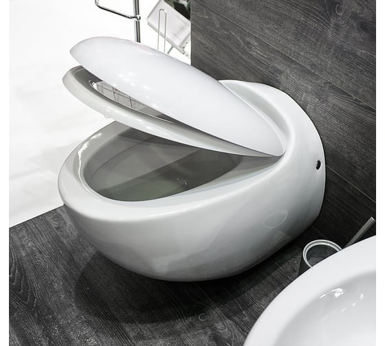 Подвесной унитаз Sanita Luxe Ringo с быстросъемным сиденьем-микролифт, дюропласт 00028332 16472628