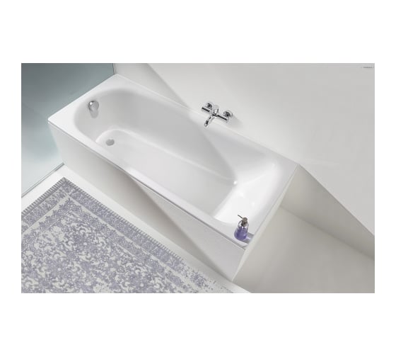 Ванна Kaldewei Eurowa 310 размер 1500х700х390 мм, цвет alpine white, без ножек 119612030001 00002098