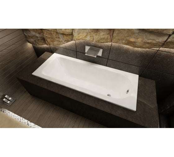 Ванна Kaldewei Eurowa 310 размер 1500х700х390 мм, цвет alpine white, без ножек 119612030001 00002098