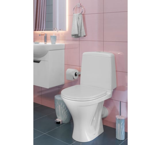 Унитаз-компакт Sanita Аттика эконом 00000055409 WC.CC/Attica/1-P/WHT.G/S1