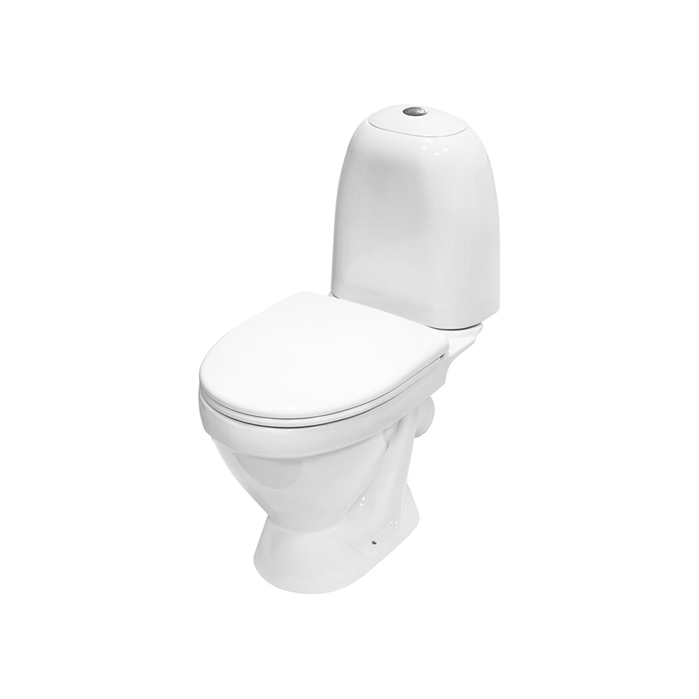 Унитаз-компакт Sanita Виктория эконом белый, сидение Уклад полипропилен ...
