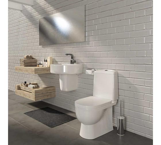 Компакт Sanita Luxe Best с быстросъемным сиденьем-микролифт WC.CC/Best/2-DM/WHT.G/S1