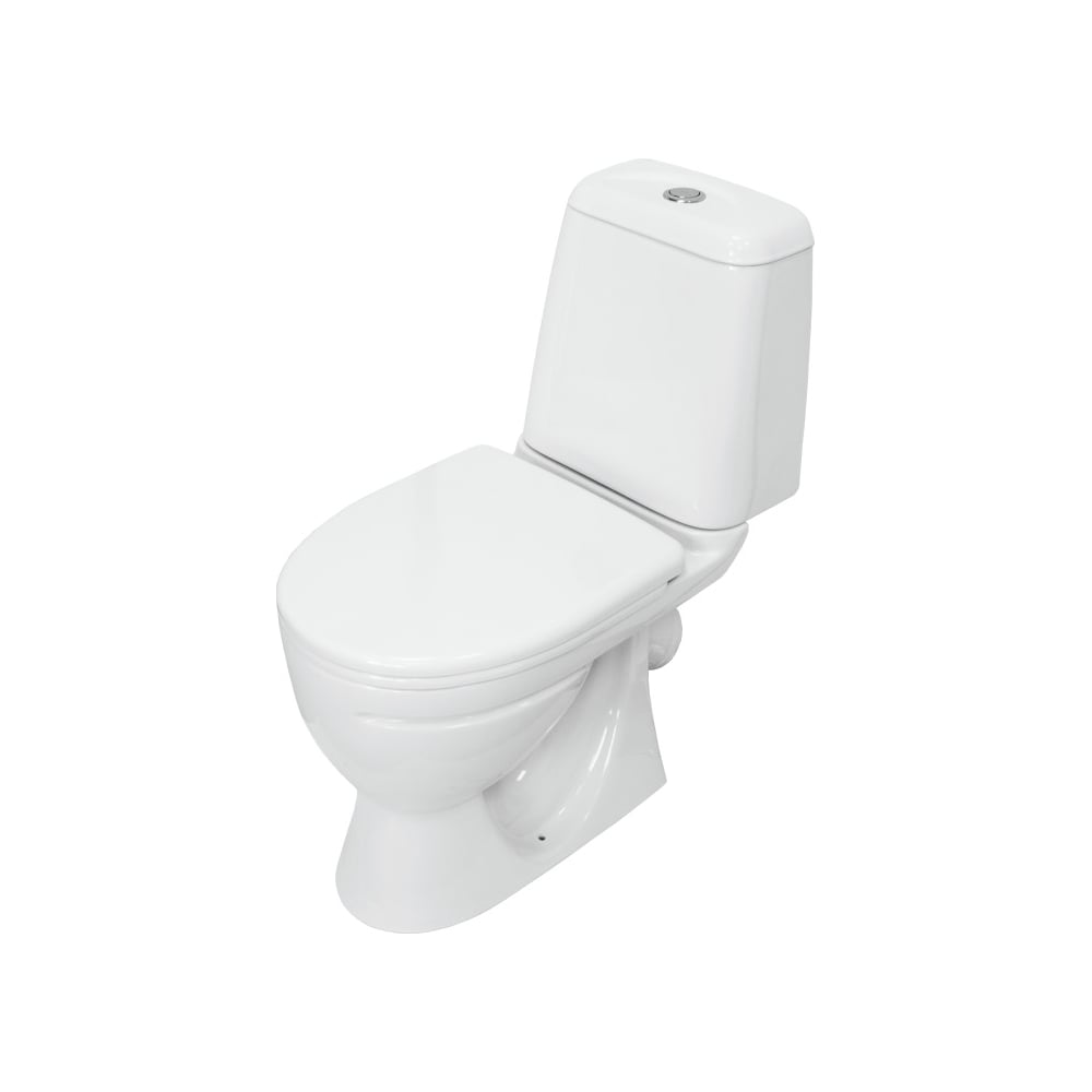 Унитаз-компакт Sanita Идеал эконом белый, сидение Уклад полипропилен ...