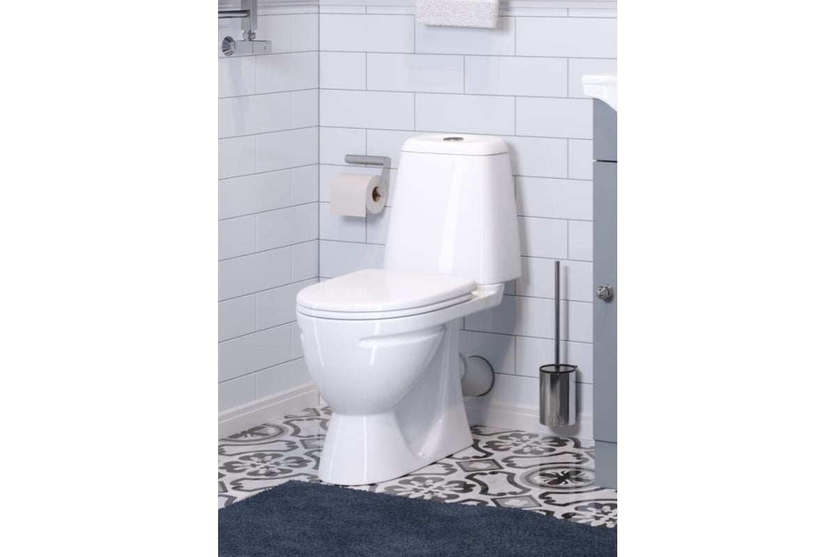 Унитаз-компакт Sanita Идеал комфорт белый, сидение Wirquin ДМ, креплен ...