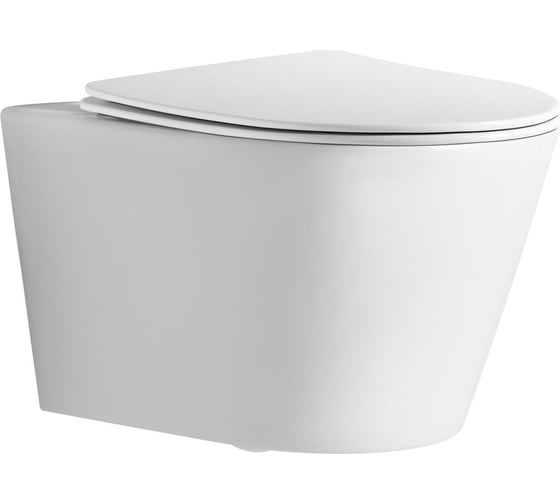 Унитаз с сиденьем подвесной Aquanet ZVEZDA-3 Soft Close -SLIMSEAT с Rimless Tornado (336319) 00336319