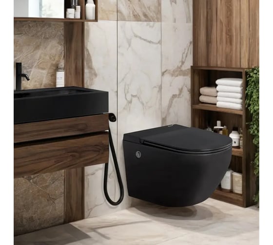 Унитаз подвесной Cerutti SPA Ceruttispa SELLA Aria Pulse MB безободковый импульсивный смыв 10194
