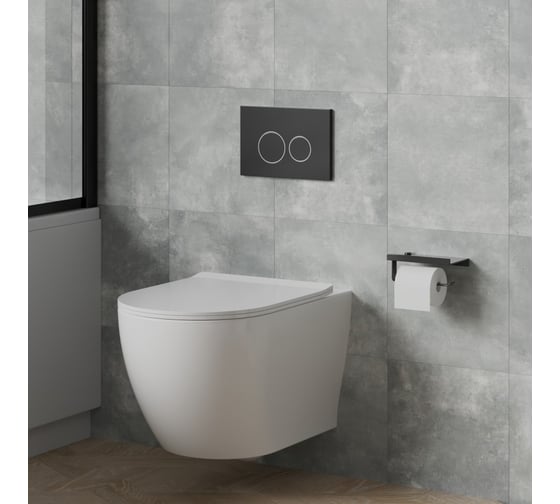 Унитаз подвесной Paini URBATEC 535x360x360 мм, Rimless Cox, с сиденьем, белый глянец 61631