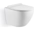 Подвесной унитаз IBERICA BLANCA BILBAO Mini белый, торнадо, тонкое сиденье дюропласт, soft close, IB.BLM.234.1B1 1