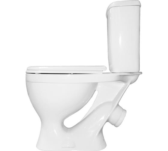 Унитаз-компакт Sanita Эталон комфорт к/в, 1-реж, сид. DP, Soft Close 16217995 WC.CC/Etalon/2-DM/WHT.G/S1