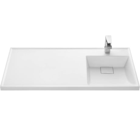 Раковина AQUATON Лондри 105 белая, правая 00056761