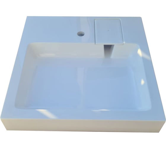 Раковина GreenStone Rida new 600x600 (с кронштейнами) GS-R600х600n