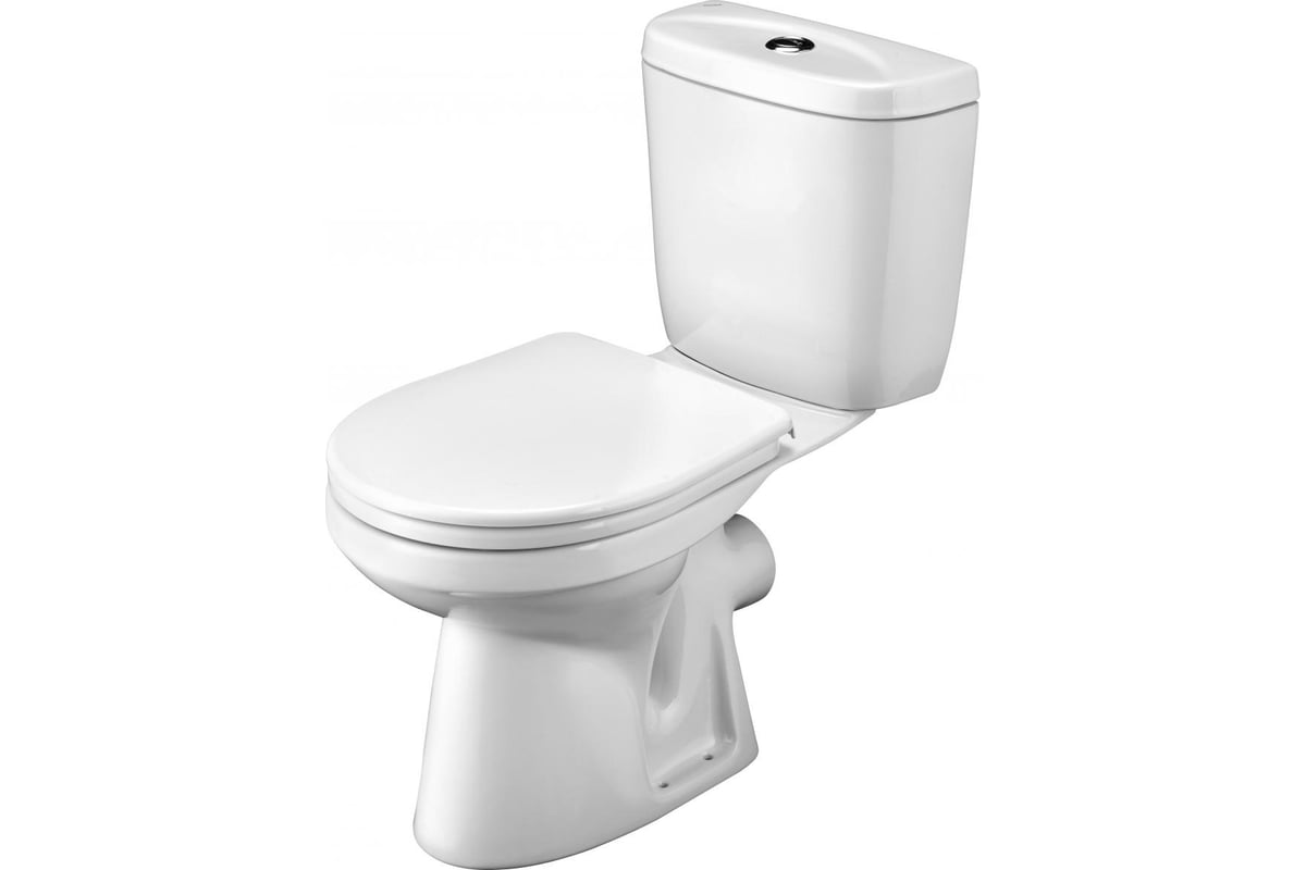 Унитаз-компакт Santek \"Анимо\" прямой выпуск, эконом 1-режим, сиденье ...