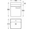 Тумба с раковиной VEEDI Compact line 45 14000012 7