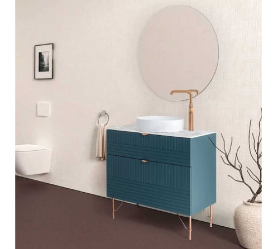 Тумба с раковиной VEEDI Monte lux 90 compact 14000015