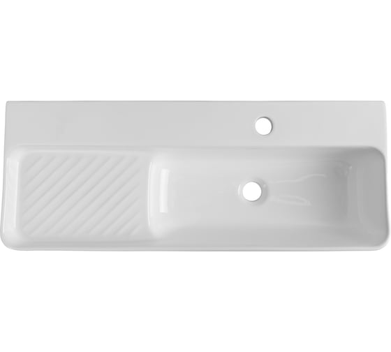 Раковина керамическая подвесная Aquanet COMFORT-5 800x305x130 с отв.под смеситель, белый (326055) 00326055