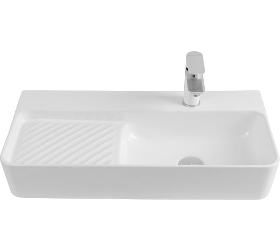 Раковина керамическая подвесная Aquanet COMFORT-4 700x305x130 с отв.под смеситель, белый (326054) 00326054