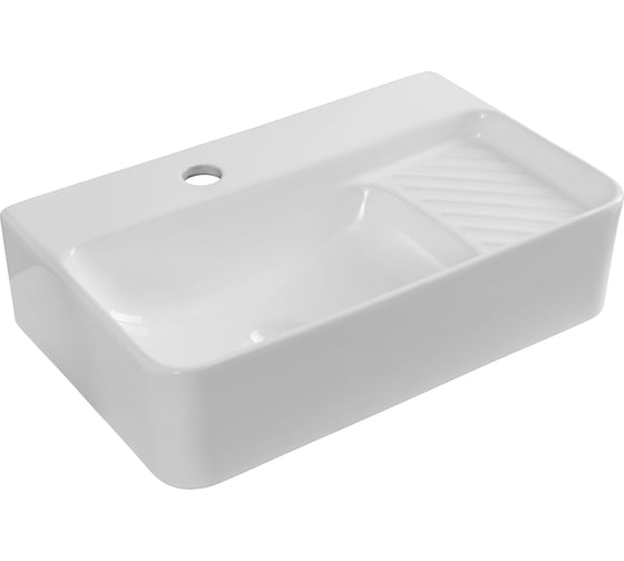 Раковина керамическая подвесная Aquanet COMFORT-2 500x310x130 с отв.под смеситель, белый (326028) 00326028