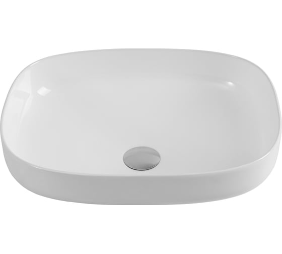 Раковина керамическая накладная Aquanet ELEGANT-2 500x380x150, белый (326057) 00326057