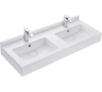 Раковина AQUATON Сакура 1200 две чаши, белая 00060801