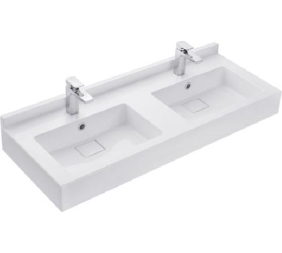 Раковина AQUATON Сакура 1200 две чаши, белая 00060801