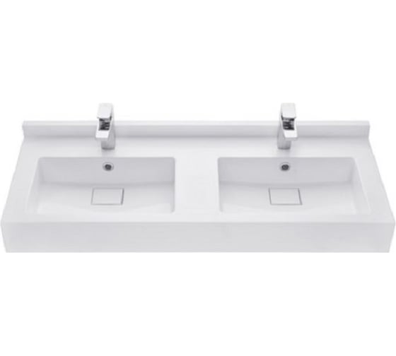 Раковина AQUATON Сакура 1200 две чаши, белая 00060801