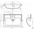 Раковина AQUATON Фабиа 650 белая 00024512 3