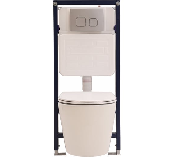 Комплект Alcora Stella Tornado DPL инсталляция Grant кнопка chrome 51797480+7107CHROME