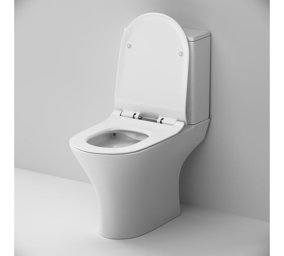 Унитаз-компакт AM.PM Sense FlashClean, с сиденьем микролифт C748600SC