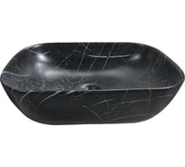 Раковина накладная Cerutti SPA Ceruttispa 50см, матовая черная 10369