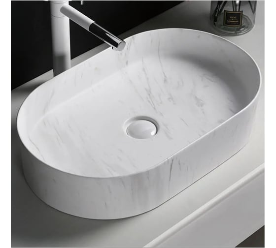 Раковина накладная Cerutti SPA Ceruttispa 50см, матовая белая 9540