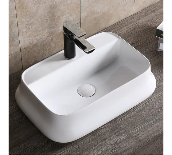 Раковина накладная Cerutti SPA Ceruttispa 53см, белая 9566 1