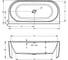 Акриловая ванна RIHO DESIRE WALL MOUNTED 184x84 LED B089002005 3