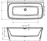 Акриловая ванна RIHO ADORE FS 180x86 B086001005 3