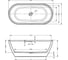 Акриловая ванна RIHO INSPIRE 160x75 Velvet White B091001105 2
