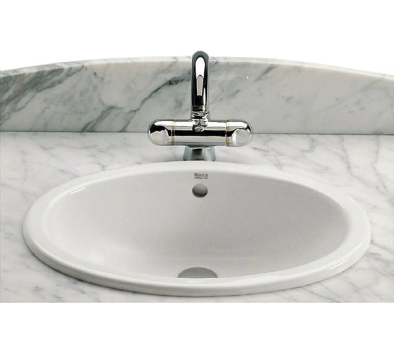 Раковина Roca NEO SELENE 510х395х180 мм., врезная сверху и встраиваемая снизу 00007853