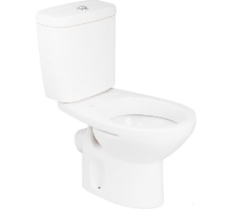 Унитаз-компакт Roca MITOS косой выпуск, нижний подвод подходит крышка Виктория 00053838