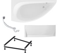 Ванна 1Marka PICCOLO 150x75 L Комплект Премиум 01пк1770лкп