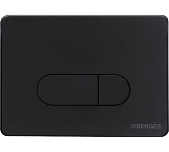 Инсталляция для скрытого монтажа унитаза Berges NOVUM кнопка D5 Soft Touch, черная 550187 040235