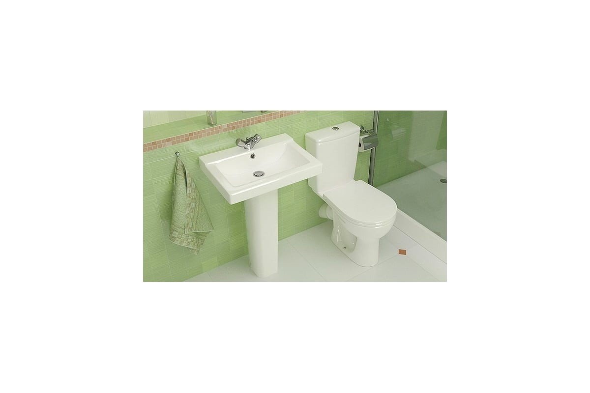 Умывальник Santeri Орион с переливом, белый 565x428 00013094 - выгодная ...?