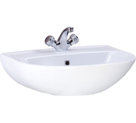 Умывальник Santeri Виктория 555x455 белый, пьедестал Воротынский 00013078