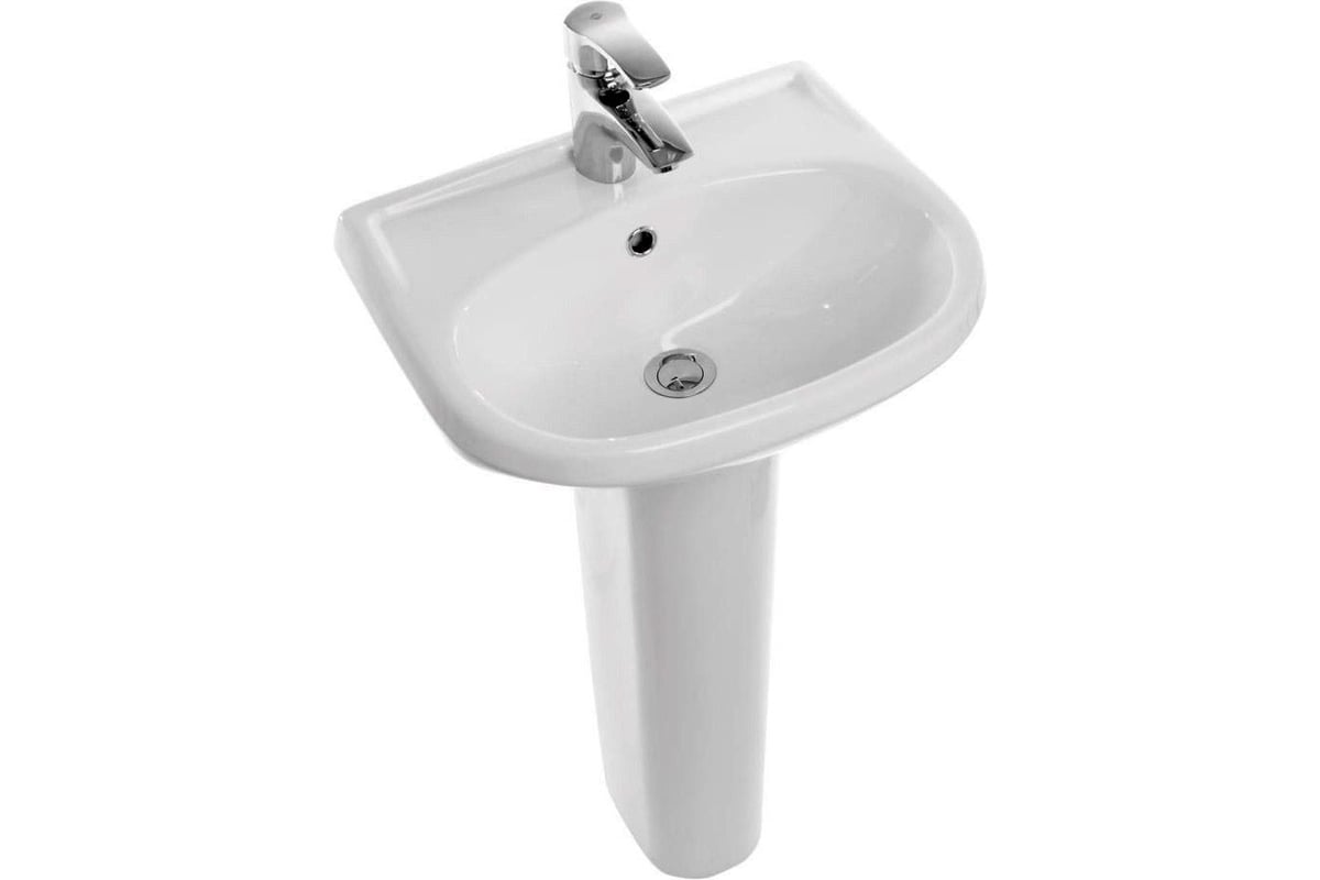 Умывальник Sanita Комфорт 48 УП Белый, ВКС подходит пьедестал Самарский ...